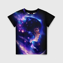 Детская футболка Космическая женщина
