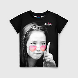 Детская футболка Blackpink Jisoo Attention sign