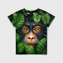 Детская футболка Черная обезьянка
