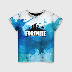 Детская футболка Fortnite Logo Paint