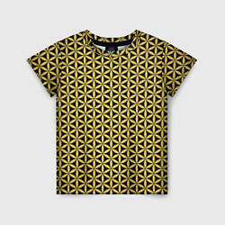 Детская футболка Цветок Жизни - Золото