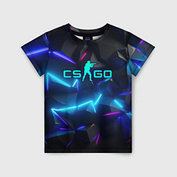 Детская футболка CS GO neon style