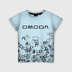 Детская футболка Omoda letters pattern