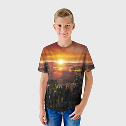 Футболка детская Китай - Гон конг, цвет: 3D-принт — фото 2