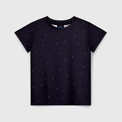 Детская футболка Абстракция ночь тёмно-фиолетовый