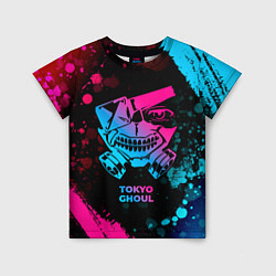 Детская футболка Tokyo Ghoul - neon gradient