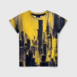 Детская футболка Большой нарисованный город