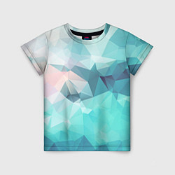 Детская футболка Небо из геометрических кристаллов