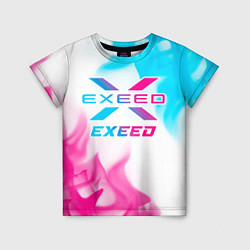 Детская футболка Exeed neon gradient style