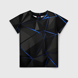 Детская футболка Black blue style