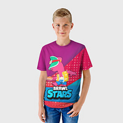 Футболка детская Brawl Stars Doug, цвет: 3D-принт — фото 2