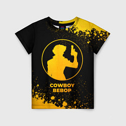 Детская футболка Cowboy Bebop - gold gradient