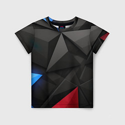 Детская футболка Black blue red elements