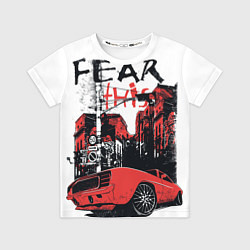 Футболка детская Fear This, цвет: 3D-принт