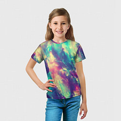 Футболка детская Яркая футболка кислота, цвет: 3D-принт — фото 2