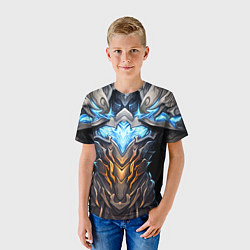 Футболка детская Магические латы рыцаря героя, цвет: 3D-принт — фото 2