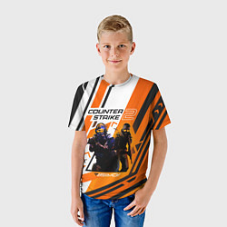 Футболка детская CS 2 Asiimov, цвет: 3D-принт — фото 2