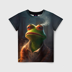 Футболка детская Frog Pepe, цвет: 3D-принт