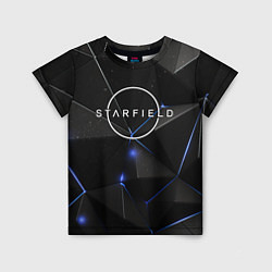 Детская футболка Starfield black stars