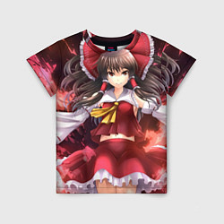 Футболка детская Touhou Project Рейму, цвет: 3D-принт