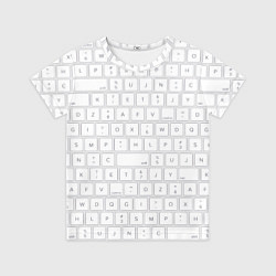 Детская футболка Клавиатура apple