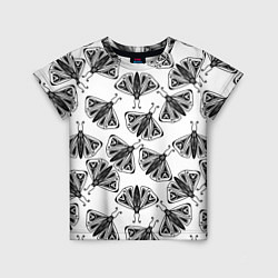 Футболка детская Butterflies - gothic pattern, цвет: 3D-принт