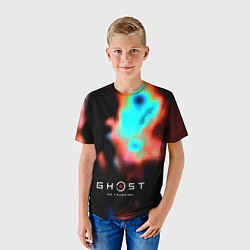 Футболка детская Ghost of Tsushima ninja, цвет: 3D-принт — фото 2