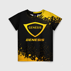 Футболка детская Genesis - gold gradient, цвет: 3D-принт