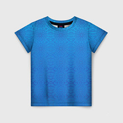 Детская футболка Переливающаяся абстракция голубой