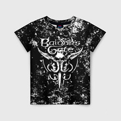 Детская футболка Baldurs gate 3 - black and white