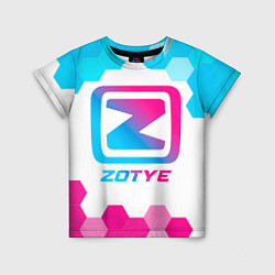 Детская футболка Zotye neon gradient style