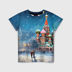 Детская футболка Новогодняя Москва