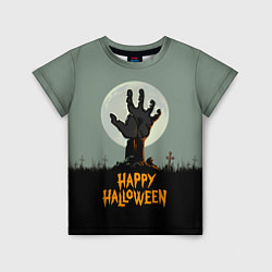 Детская футболка Halloween - рука мертвеца