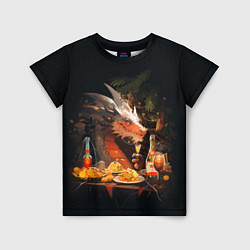 Детская футболка Дракон - 2024 год