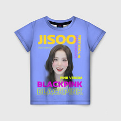 Детская футболка Jisoo - певица из музыкальной группы Blackpink