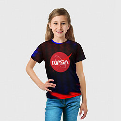 Футболка детская Nasa star, цвет: 3D-принт — фото 2