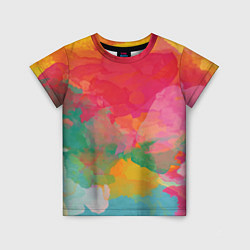 Детская футболка Спектр акварели