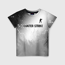 Детская футболка Counter Strike glitch на светлом фоне посередине