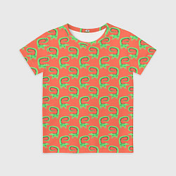 Футболка детская Крокодилы бохо, цвет: 3D-принт