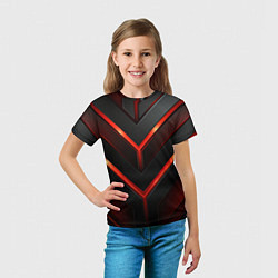 Футболка детская Абстрактный динамизм, цвет: 3D-принт — фото 2