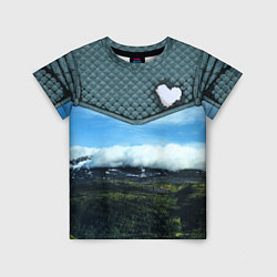 Детская футболка Облачные сердца