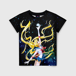 Детская футболка Сейлор Мун - космос