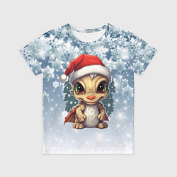 Футболка детская Дракон новогодний 2024, цвет: 3D-принт