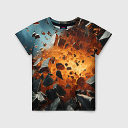 Детская футболка Большой взрыв камней