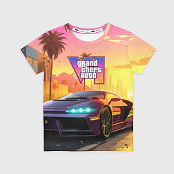 Футболка детская Auto GTA 6, цвет: 3D-принт
