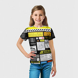 Футболка детская Инженерные знаки, цвет: 3D-принт — фото 2