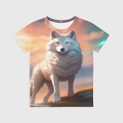 Футболка детская Небесная волчица, цвет: 3D-принт