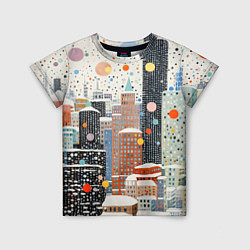 Детская футболка Новогодний город