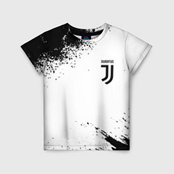 Футболка детская Juventus sport color black, цвет: 3D-принт