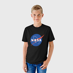 Футболка детская NASA logo space, цвет: 3D-принт — фото 2